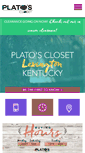 Mobile Screenshot of platosclosetlexington.com